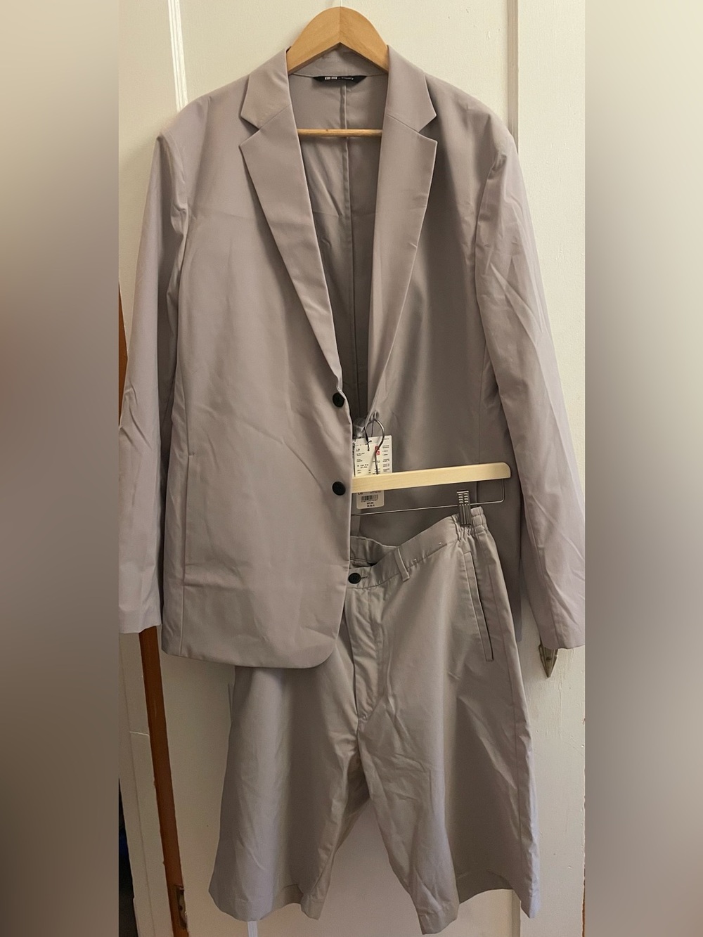 UNIQLO × Theory Light Gray Two-Piece Set -BLAZER ONLY, shorts available too. NWT